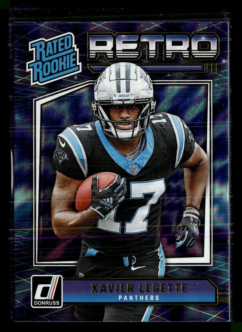 2024 DONRUSS RETRO RATED ROOKIE 13 XAVIER LEGETTE PANTHERS