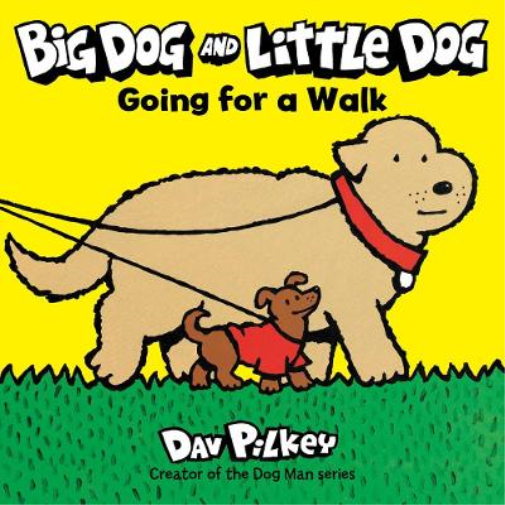 Dav Pilkey Big Dog and Little Dog Going for a Walk Board Book (Libro di cartone)