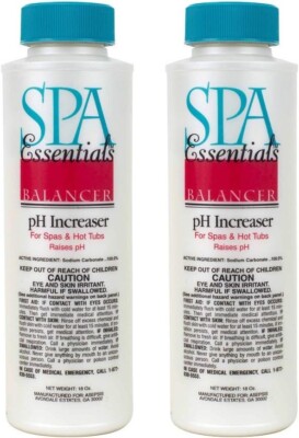 Spa Essentials Balancer pH Increaser for Spas & Hot Tubs - 18 oz (2 Pack)