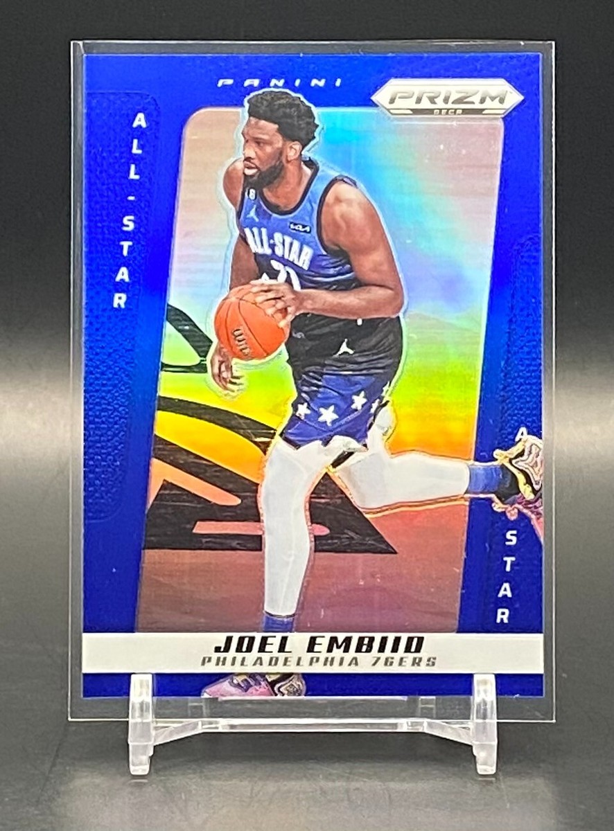 2024-25 Panini Prizm Deca Joel Embiid Blue Prizm #/149 All-Star