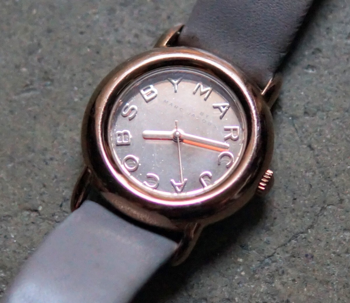 MARC BY 腕時計☆ Marc By Marc Jacobs Womens Watch 40mm Rose Gold Tone Chronograph