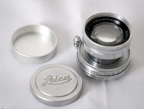 Leica 50/2 SUMMICRON screw mount, collapsible, Germany year 1954, caps, EXC+++ - Foto 8 di 12