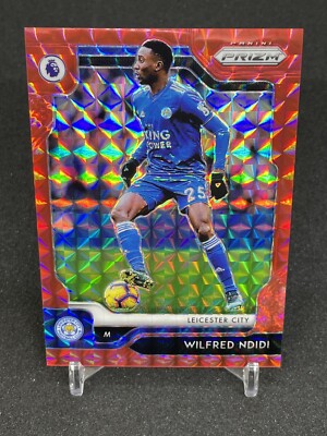 2019-20 Panini Prizm Premier League Red Mosaic 95/109 Wilfred Ndidi #76