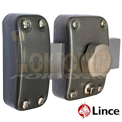 Lince Lock Hochsicherheit Schwerlast Gartentor Schuppen Garage Rand montiert Riegel