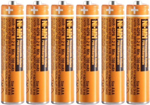 For Panasonic Cordless Phones Rechargeable Batteries 1.2V AAA Ni-MH 700mAh US - Zdjęcie 11 z 17