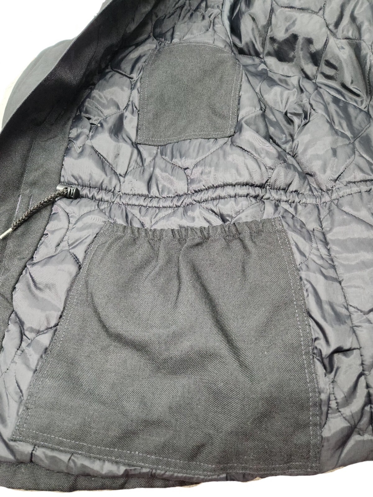 Vtg. CARHARTT PQC305 Cordura Mens Sz L Black Full Zip Quilted Jacket Hooded Coat thumbnail 8