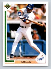 Kal Daniels 1991 Upper Deck #166 Los Angeles Dodgers