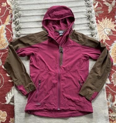 Outdoor Research Ferrosi Soft Shell Hooded Full Zip Jacket NEW Womens M  Berry - Main Image