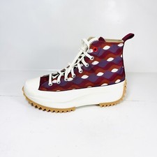 Converse Run Star Hike Hi Women s Platform Sneakers Size 9.5 Dark Beetroot NIB