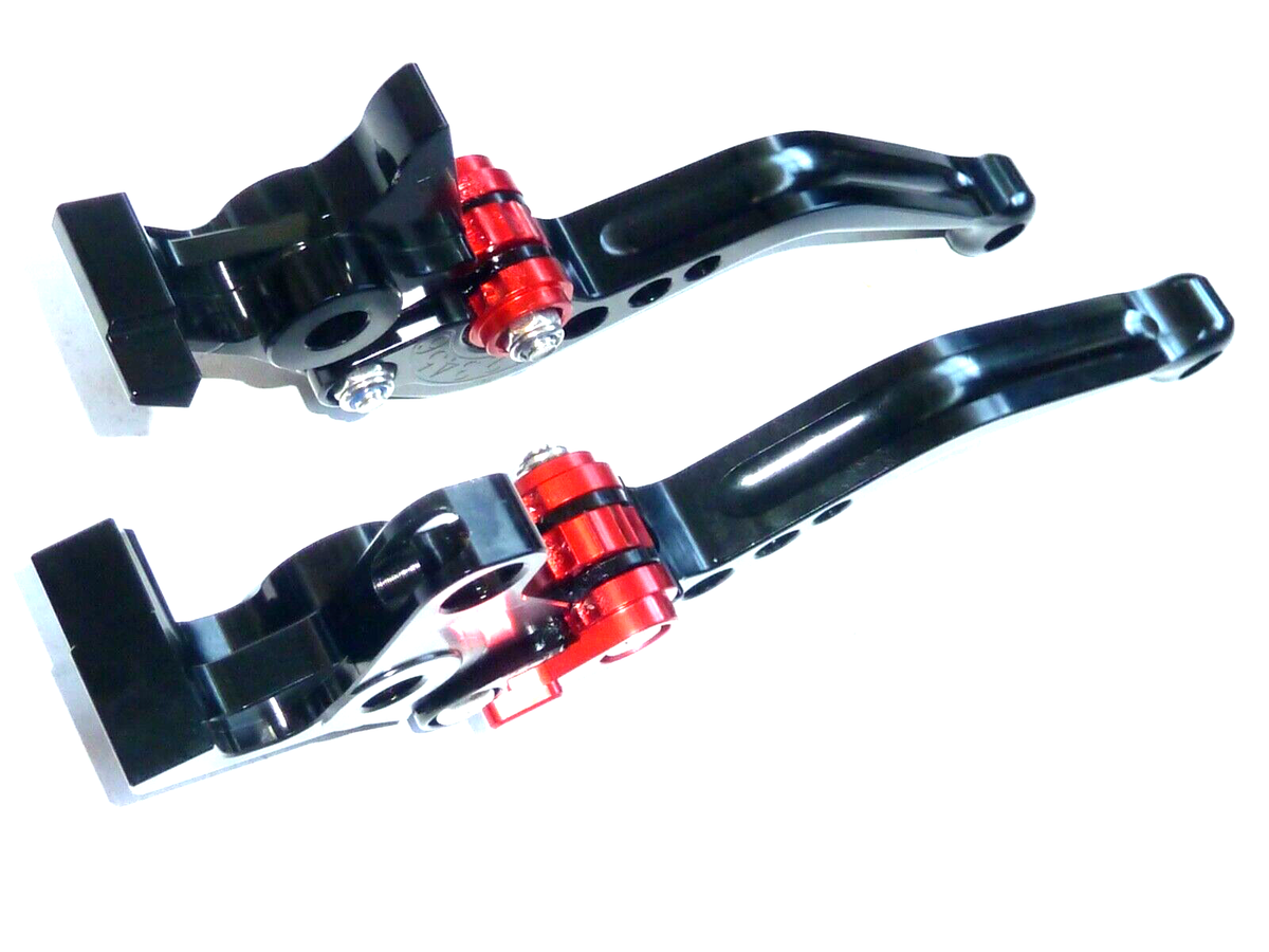KAWASAKI ZX9 1994-1997 SHORT BLACK BRAKE + CLUTCH LEVER ROAD RACE