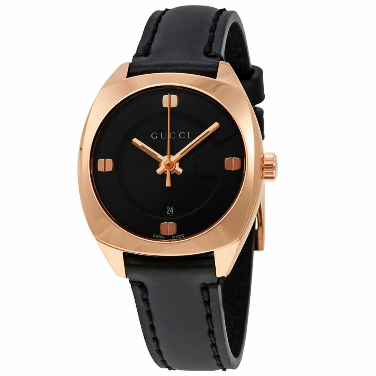 Montre à quartz noire Gucci YA142509 GG2570