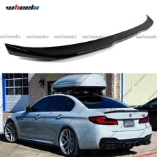 FOR 2017-2023 BMW 5-SERIES G30 530I 540I M550I V STYLE GLOSS BLACK TRUNK SPOILER