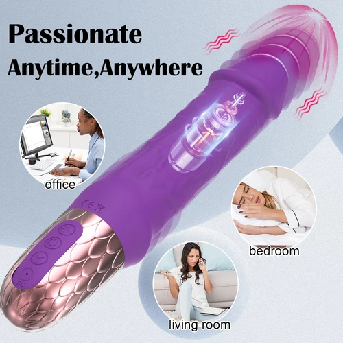 Rabbit Big Huge Large Vibrator G-Spot Dildo Adult Sex Toys For Women Realistic - Picture 3 of 13