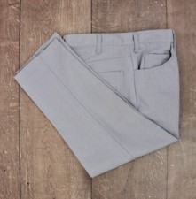 Men's VTG 1960s Light Blue Levi's Sta-Prest Pants Big E Sz 31x23 60s