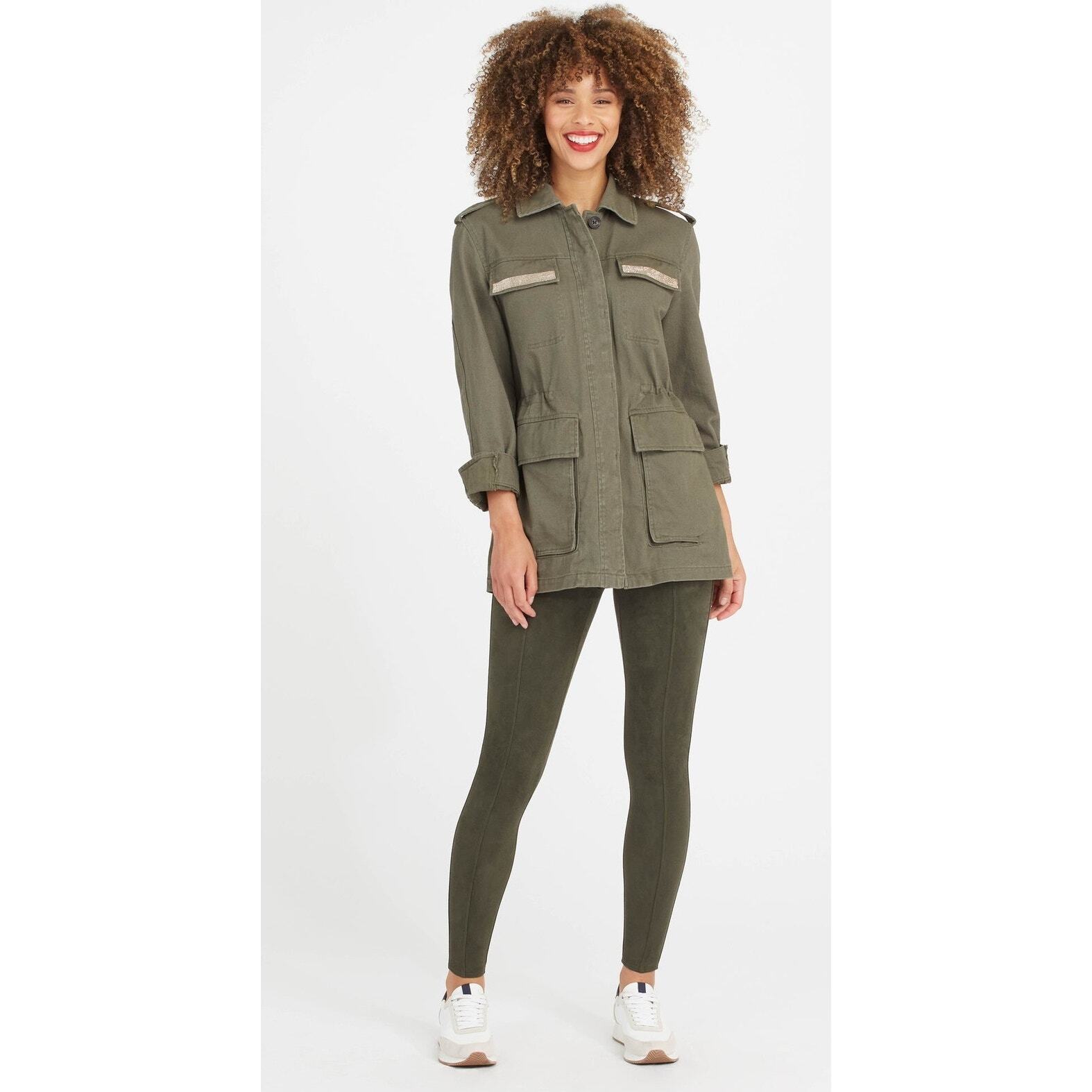 Spanx Faux Suede Leggings – Slimming, Stylish, and Ultra-Comfortable  