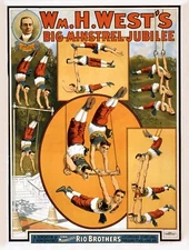 Big Minstrel Jubilee 1900  Circus  Poster Print 11 x 17  Giclee Print