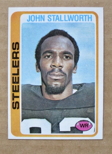 1978 Topps JOHN STALLWORTH Rookie Card # 320 RC Pittsburgh Steelers