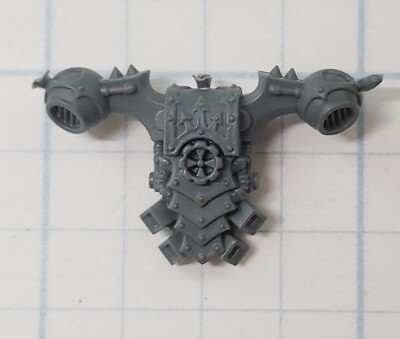 40K Chaos Space Marine Bits Legionary Backpack w Cog #137 