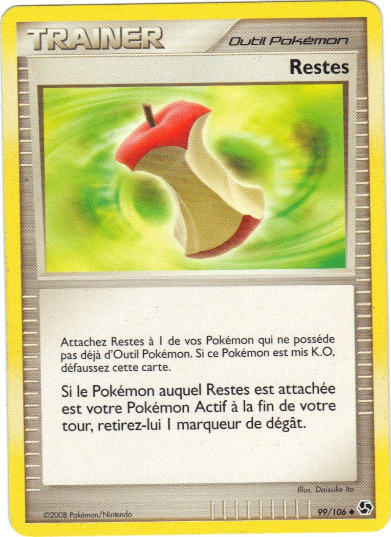 Pokémon N° 99/106 - Entrenador - Restos