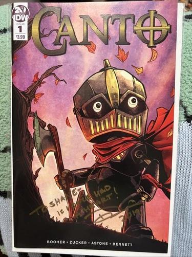 Canto #1 Comic Book IDW Publishing June 2019, First Printing Signed by writer