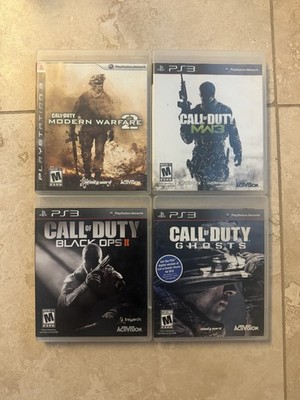 Call of Duty Collection (4 Game Lot) Modern Warfare 2, 3 Black Ops & Ghosts PS3