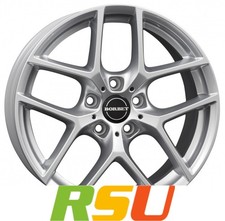 Borbet Y crystal silver BMW 7x16" ET40 LK5 120 ML 72.5 Alufelgen 16 Zoll