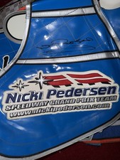 Nicki Pedersen 3pc Bike Cover Set. Autographed by Nicki. Great Condition. Rare.