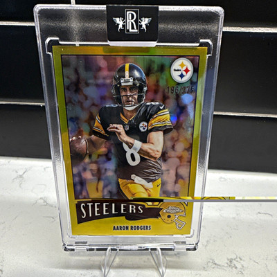 Topps 2025 Chrome 1975 Topps #1975-28 Aaron Rodgers Yellow /275