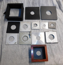 Large Format Lens Board Accessory Lot
