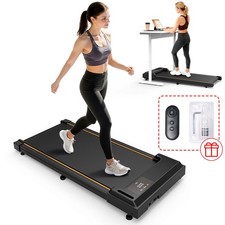 Laufband Elektrisch Walking Pad für Zuhause Büro Fitness bis 100kg Fernbedienung
