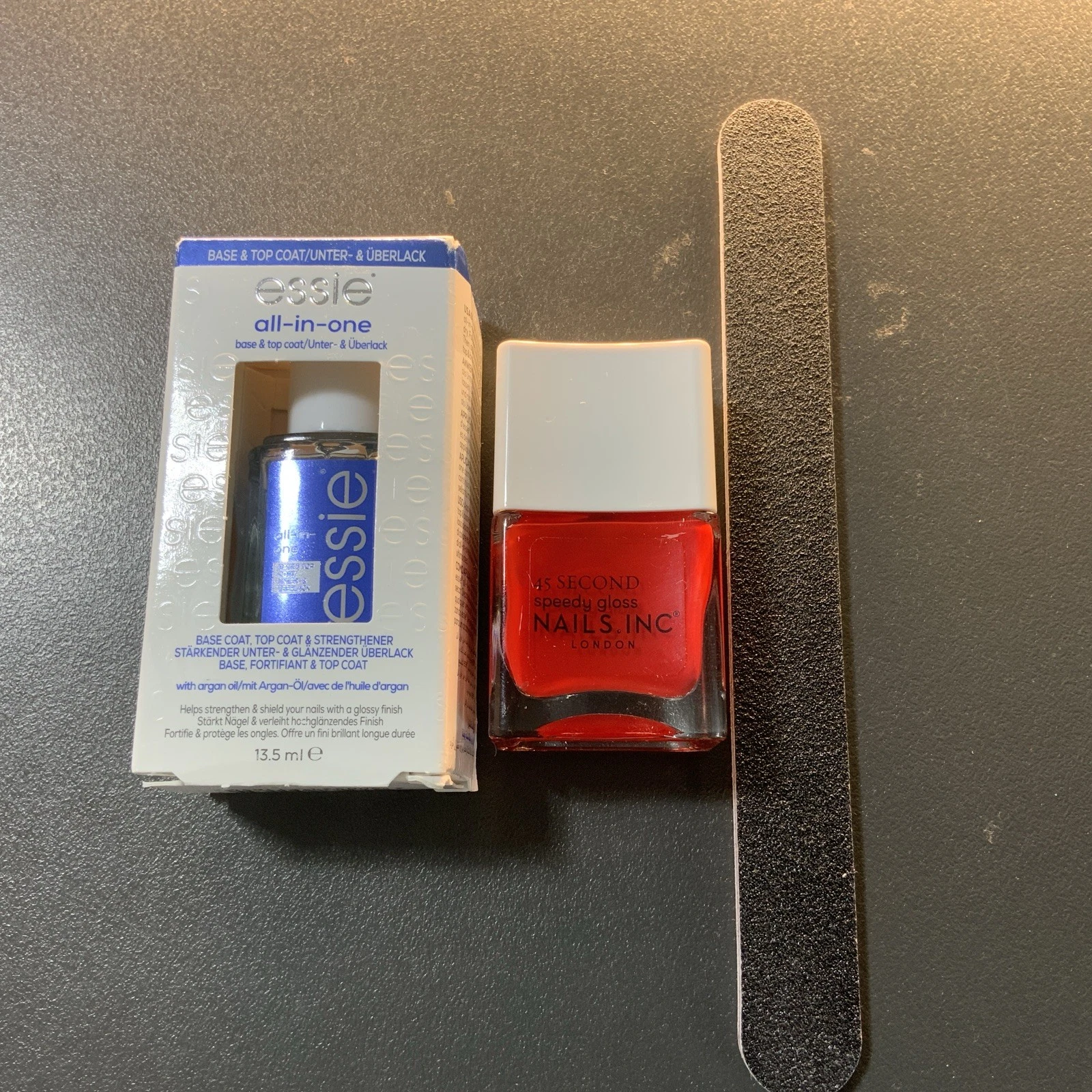 Nails Inc 45 Second Speedy Gloss Nail Polish - Paddington Peace + top coat