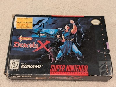 Castlevania Dracula X 1995 Super Nintendo SNES Authentic BOX ONLY