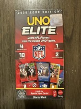 Uno Elite NFL Football Factory Sealed Starter Pack Box 2025 Core Edition