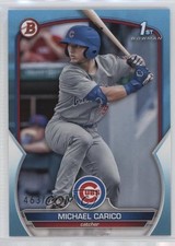 2023 Bowman Draft Sky Blue 463/499 Michael Carico #BD-170 0y2q