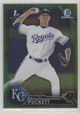 2016 Bowman Draft Chrome Picks Green Refractor 42/99 AJ Puckett #BDC-85 j2c