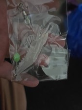 Set A 7 Fishing Hooks with Lures In Plastic Bag New In Package