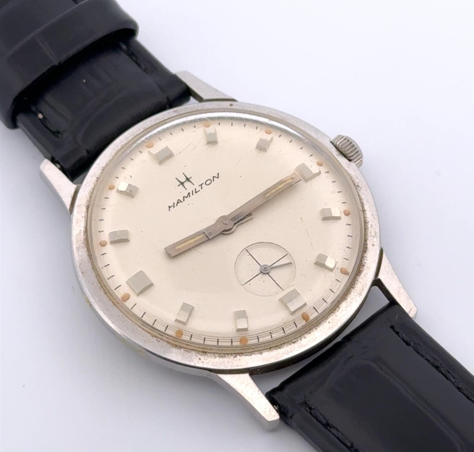 32mm Hamilton Thinline Automatic Self-Winding Sta… - image 4