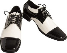 Gangster Wing Tip Costume Shoes for Adults