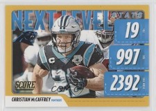 2020 Score Next Level Stats Gold Christian McCaffrey #NLS-CM 01su