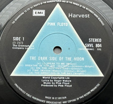 PINK FLOYD The Dark Side Of The Moon UK 1ST PRESS SOLID BLUE TRIANGLE EX A3 B2