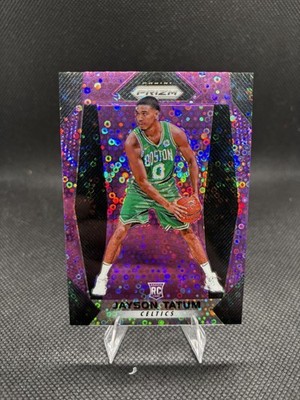 2017-18 Panini Prizm - Jayson Tatum #16 Purple Fast Break Prizm /75 (RC)