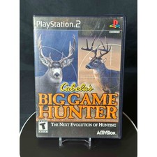 Cabela's Big Game Hunter PS2 PlayStation 2 CIB with Bonus Deer Hunt 2004 Game
