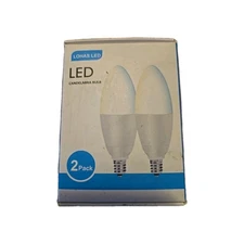 2 LOHAS LED Candelabra E12 Warm White WiFi Smart Light Bulb Dimming Phone Alexa