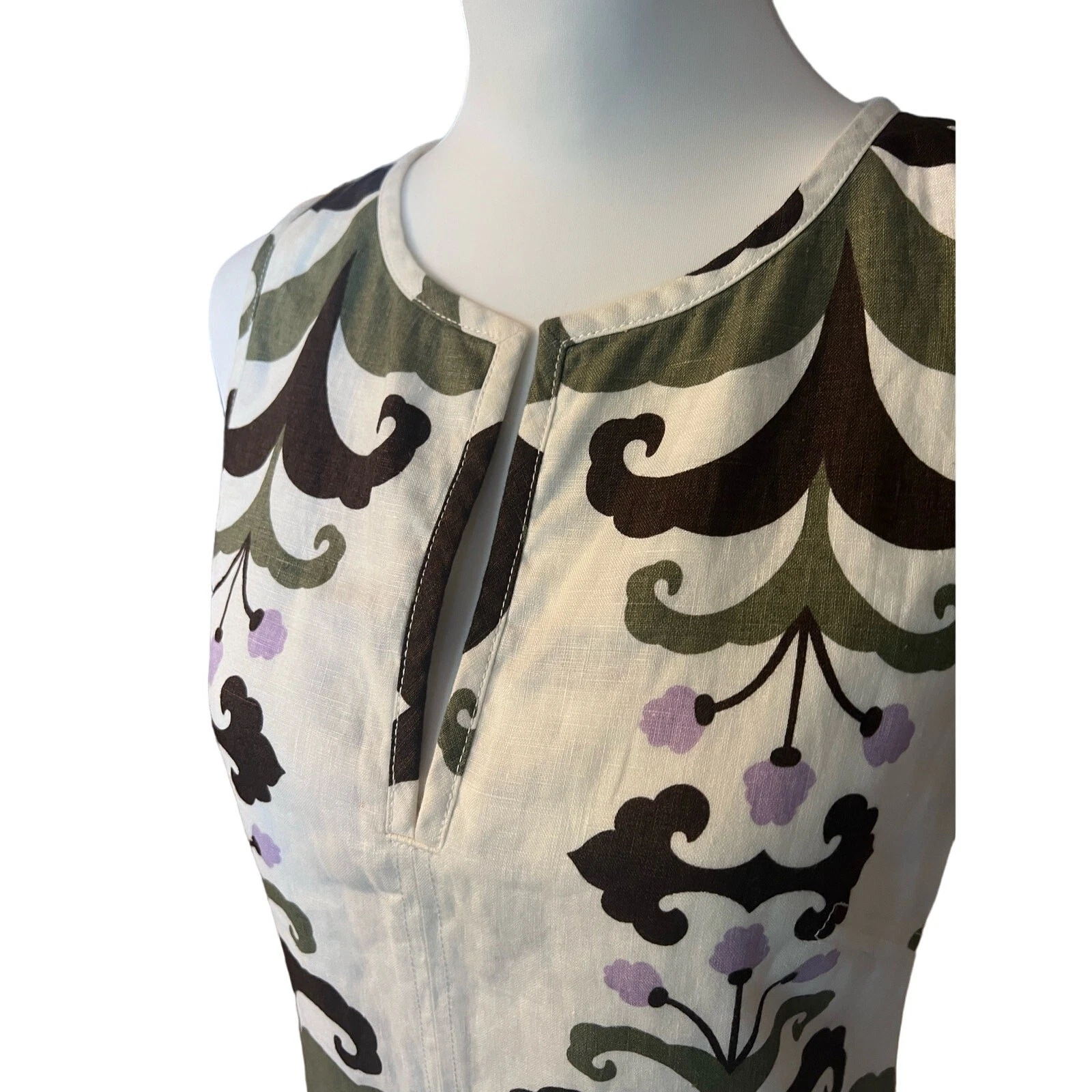 Abito a tubino Tory Burch in lino Taglia 4 Ottime condizioni