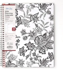 Blue Sky 2026 Weekly and Monthly Planner Calendar, January 2026 - December 2026,