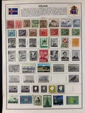 Iceland Used/MH Collection 122 Different Stamps 1878-1993 SCV $400