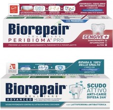 Set of 2 Unflavored Advanced Toothpastes - Enamel  Sensitivity Protection 75ml