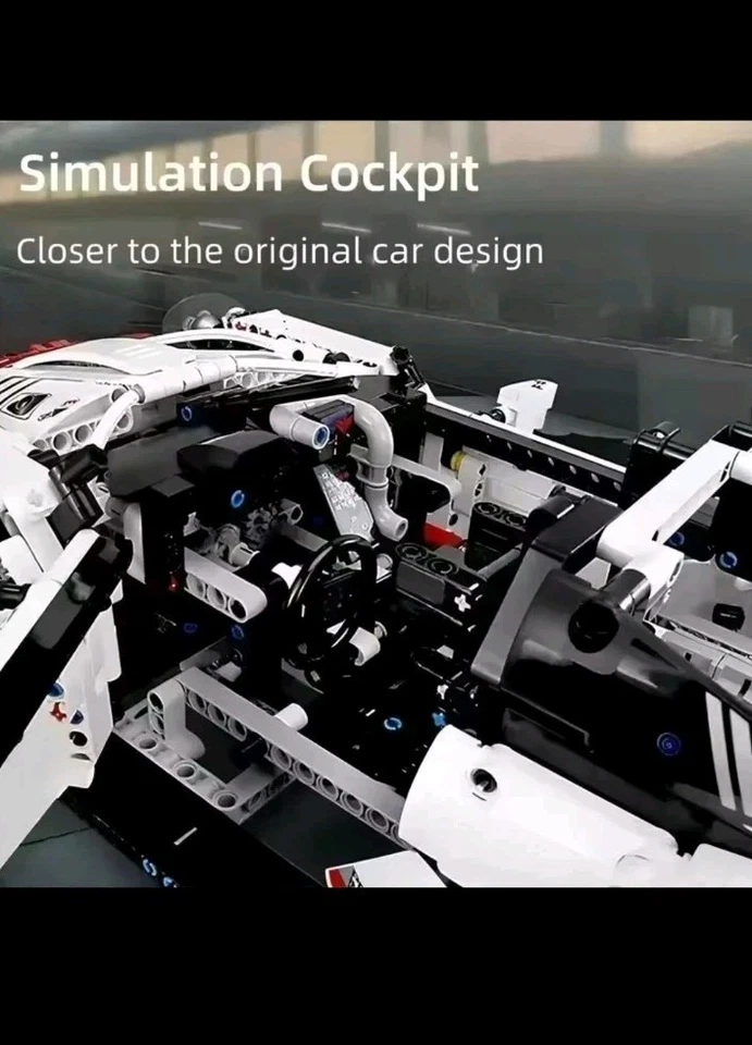 Costruzione Technic Porsche 911 RSR 42096 - 1:10 NO BOX - Immagine 2 di 4