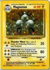 Vintage Pokemon Card - Magneton Base Set Unlimited 9/102 1999 Holo Rare Holo HP