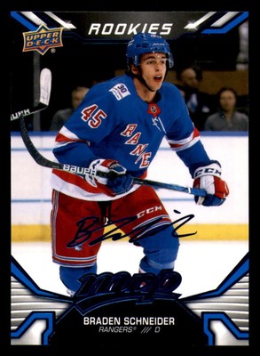 2022-23 Upper Deck MVP Factory Set Blue Script Hockey Team - New York Rangers